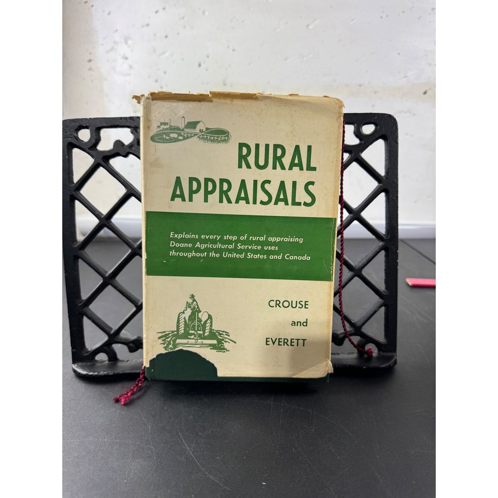 Rural Appraisals 1957 Hardcover Book Crouse Everett Doane Agricultural Service‎
